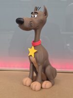 Rantanplan Red Kit Köpeği Figürlü Dekoratif Oyuncak - Görsel 3