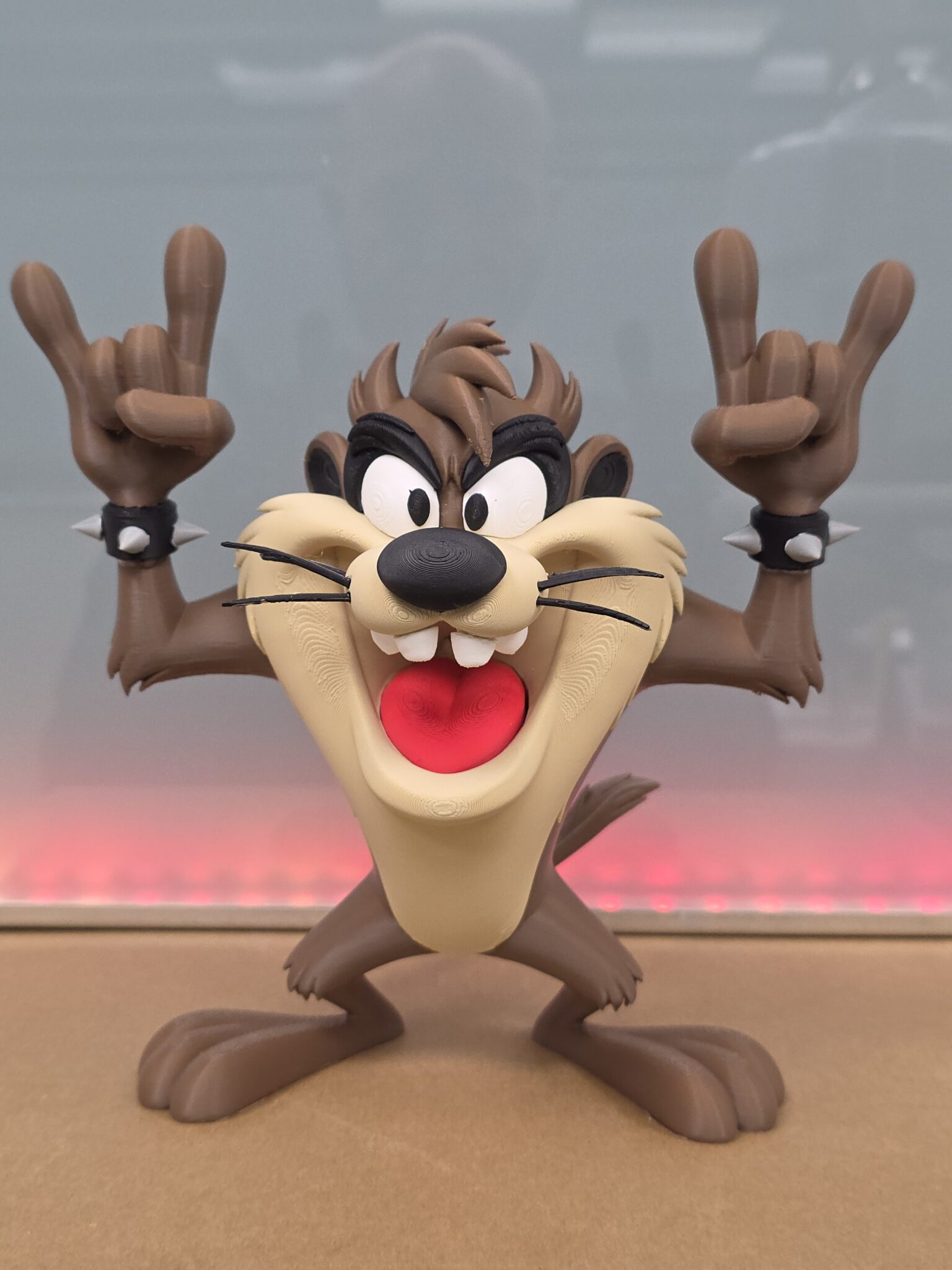 20260216-013444-Jpg.jpg Tazmanya Canavarı Figürlü Dekoratif Oyuncak - Görsel 1