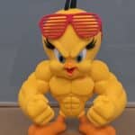 Tweety Spor Salonu Kuşu Figürlü Dekoratif Oyuncak