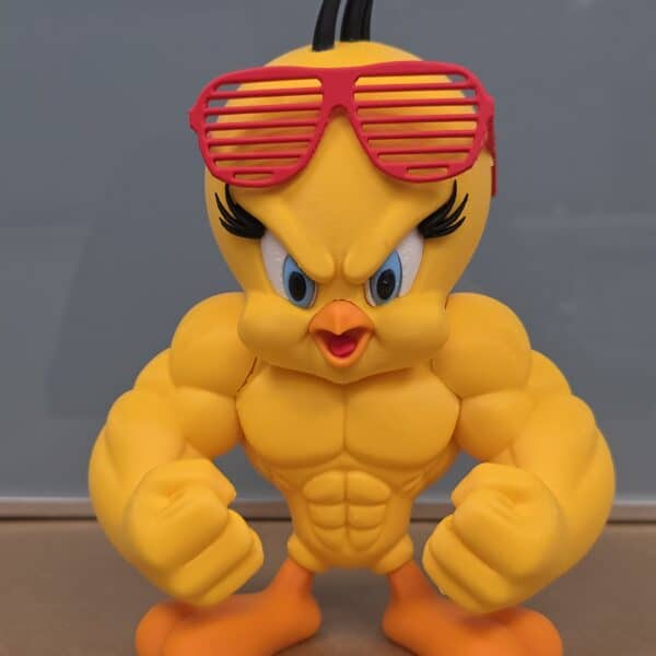 Tweety Spor Salonu Kuşu Figürlü Dekoratif Oyuncak