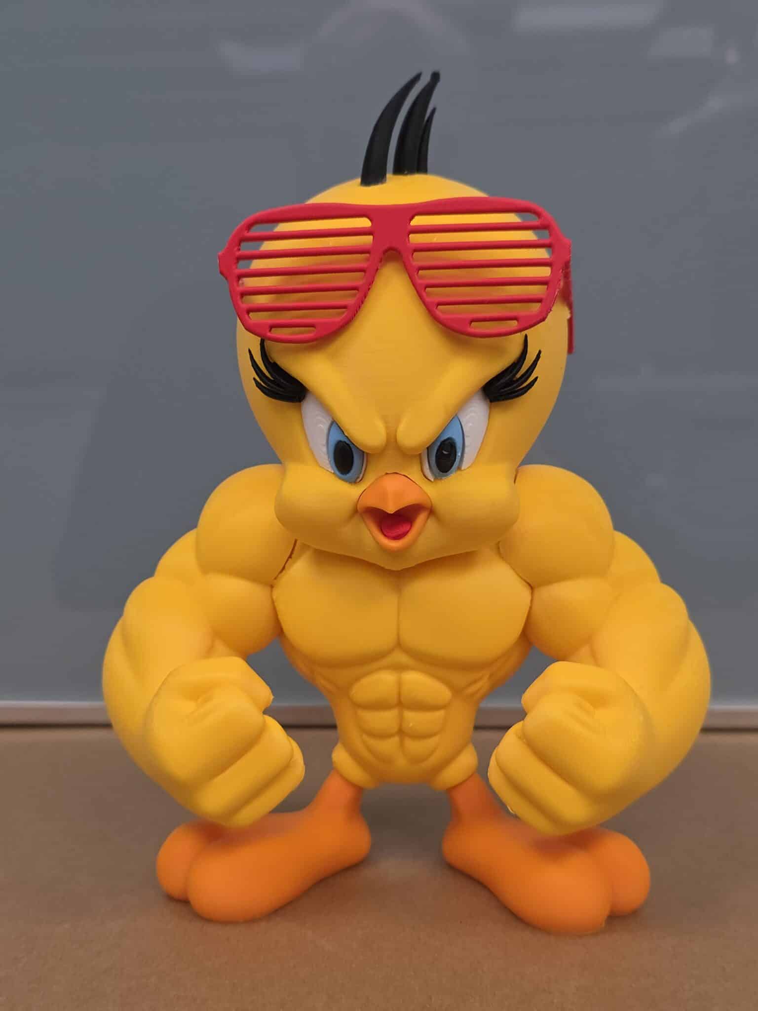 20260226-013354-Jpg.jpg Tweety Spor Salonu Kuşu Figürlü Dekoratif Oyuncak - Görsel 1