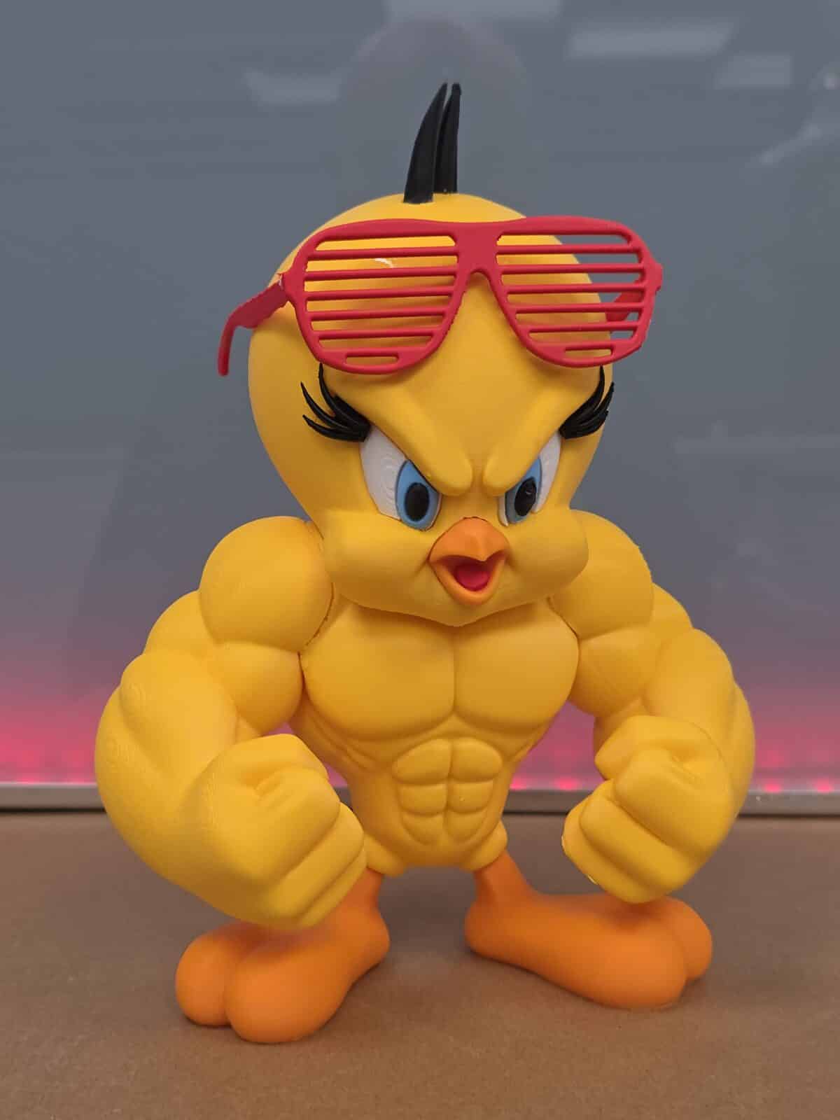 Tweety Spor Salonu Kuşu Figürlü Dekoratif Oyuncak - Görsel 5