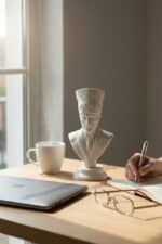 Atatürk Büstü Figürlü Mini Biblo - Görsel 2