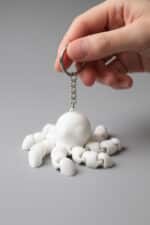 Ahtapot Figürlü Hareketli Anahtarlık - Görsel 5