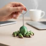 Ahtapot Figürlü Hareketli Anahtarlık