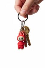 Labubu Figürlü Hareketli Anahtarlık - Görsel 2