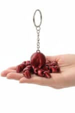 Ahtapot Figürlü Hareketli Anahtarlık - Görsel 2