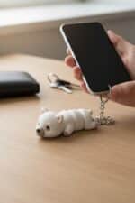 Kutup Ayısı Figürlü Hareketli Anahtarlık - Görsel 3