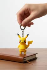 Pikachu Figürlü Hareketli Anahtarlık - Görsel 3