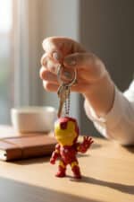 Ironman Figürlü Hareketli Anahtarlık - Görsel 3