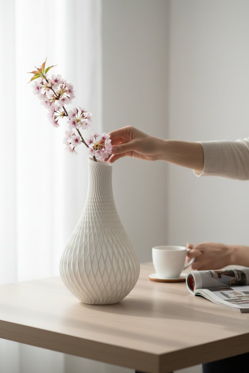 Lifestyle-Shot-0Dc2279E-De02-4455-B6C2-6A14Bf09B0E0-Jpg.jpg Desenli Tasarım Vazo - Görsel 1