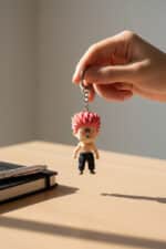 Sukuna Figürlü Hareketli Anahtarlık - Görsel 3