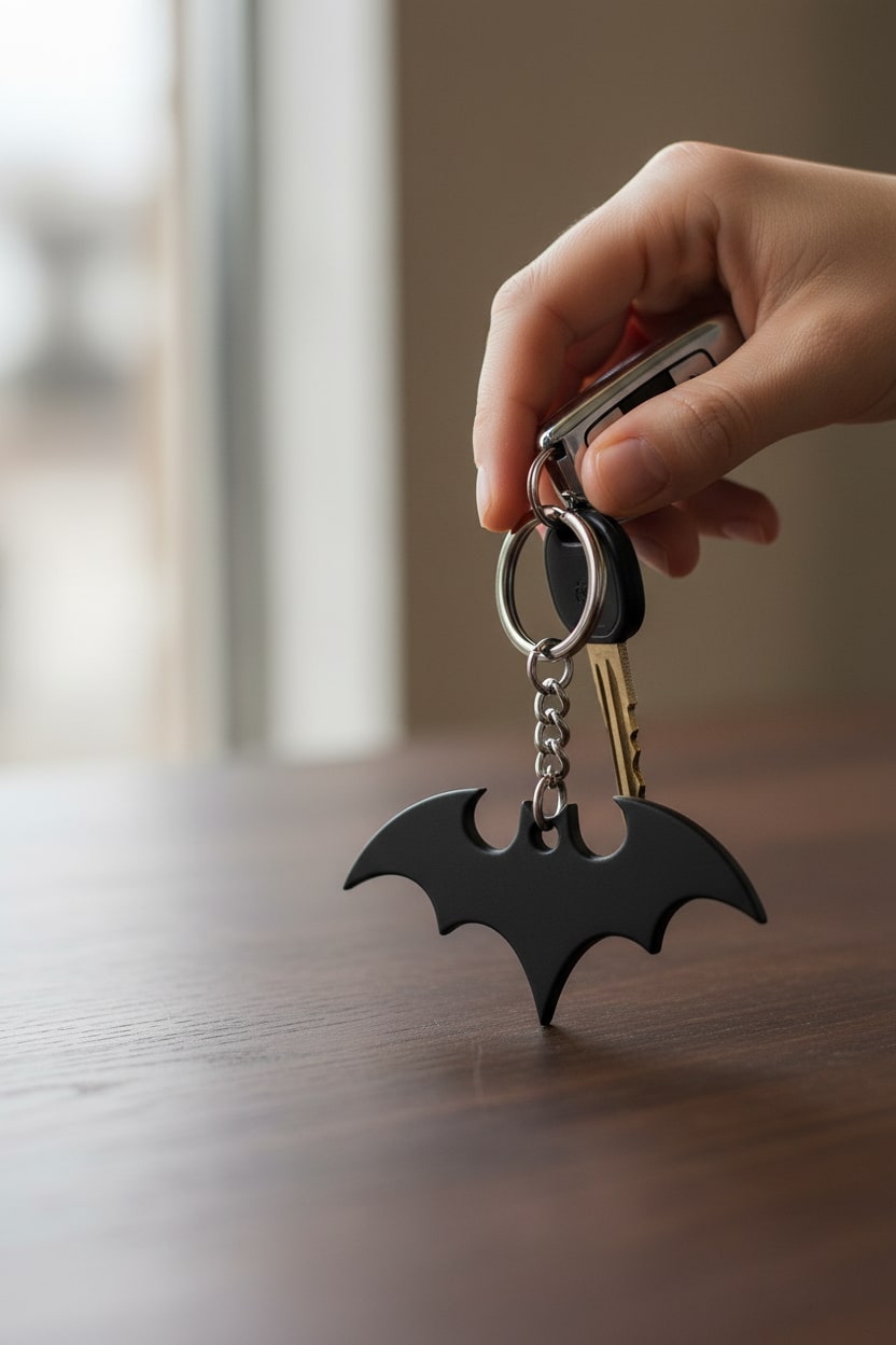 Lifestyle-Shot-14Dc0Ca5-F887-4599-97Ce-144772B9F0F4-Jpeg.jpeg Batman Yarasa Figürlü Anahtarlık - Görsel 1