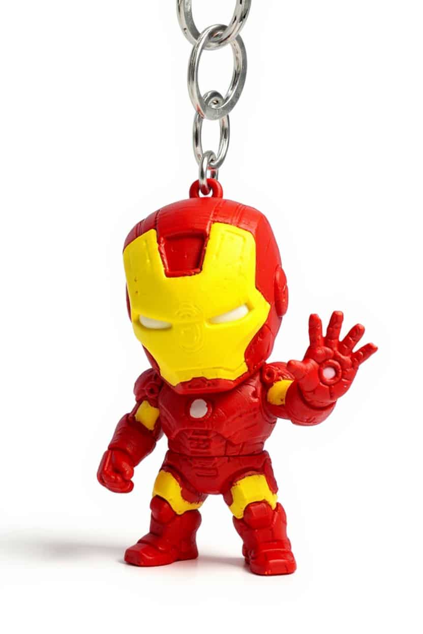 Lifestyle-Shot-164470B0-64E3-4Fb2-Bc5B-6Dd7516B12C2-Jpg.jpg Ironman Figürlü Hareketli Anahtarlık - Görsel 1