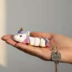 Unicorn Figürlü Hareketli Anahtarlık