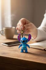 Stitch Figürlü Hareketli Anahtarlık - Görsel 2