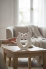 Kalpli Baykuş Figürlü Dekoratif Biblo - Görsel 2