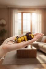 Aslan Figürlü Hareketli Anahtarlık - Görsel 2