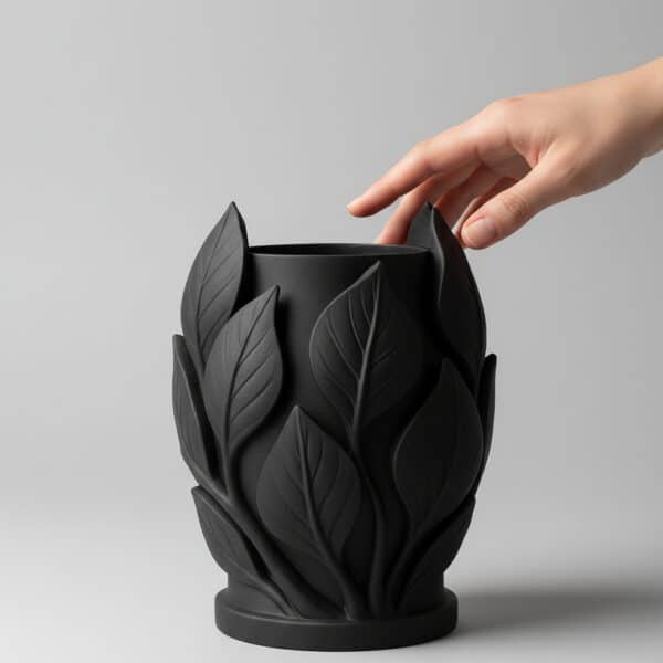 Yaprak Figürlü Tasarım Vazo