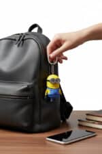 Bob the Minion Figürlü Hareketli Anahtarlık - Görsel 3