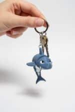 Köpek Balığı Figürlü Hareketli Anahtarlık - Görsel 3