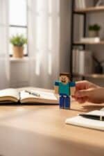 Minecraft Steve Figürlü Hareketli Oyuncak - Görsel 2