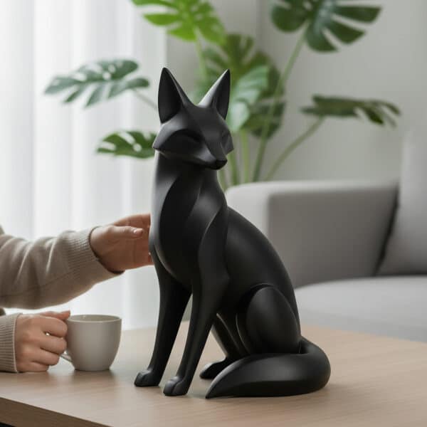 Tilki Figürlü Dekoratif Biblo