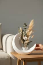 Hilal Figürlü Tasarım Vazo - Görsel 5