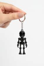 Gülümseyen İskelet Figürlü Hareketli Anahtarlık - Görsel 5