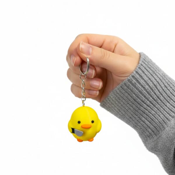 Sevimli Civciv Figürlü Anahtarlık