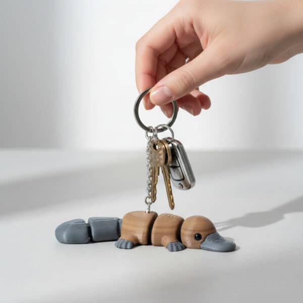 Ornitorenk Figürlü Hareketli Anahtarlık