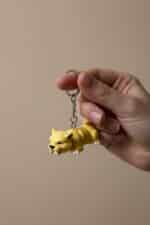 Kılıç Dişli Kaplan Figürlü Hareketli Anahtarlık