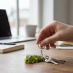 Kemik Ejderha Figürlü Hareketli Anahtarlık