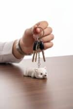 Kutup Ayısı Figürlü Hareketli Anahtarlık - Görsel 2