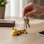 Zürafa Figürlü Hareketli Anahtarlık