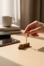 Sevimli Köpek Figürlü Hareketli Anahtarlık - Görsel 2