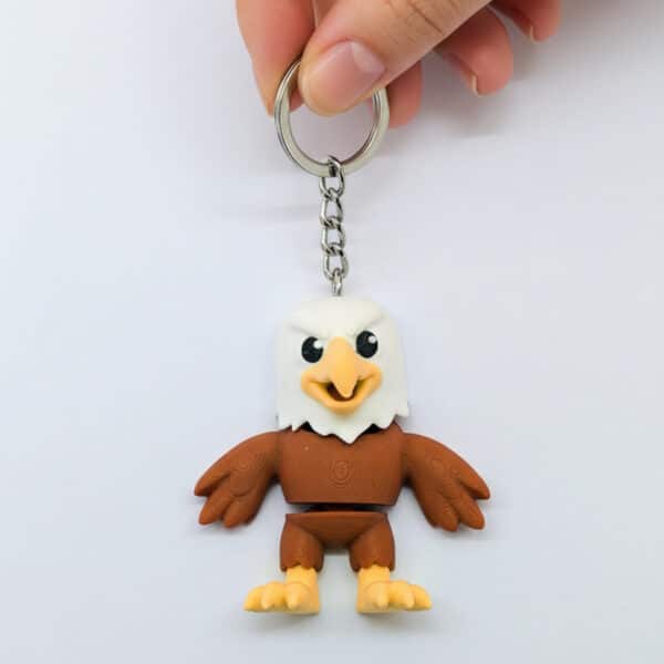 Kartal Figürlü Hareketli Anahtarlık