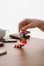 Tilki Figürlü Hareketli Anahtarlık - Görsel 3