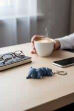 Fil Figürlü Hareketli Anahtarlık - Görsel 3