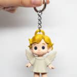 Sevimli Melek Figürlü Hareketli Anahtarlık