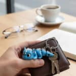 Dikenli Ejderha Figürlü Hareketli Anahtarlık