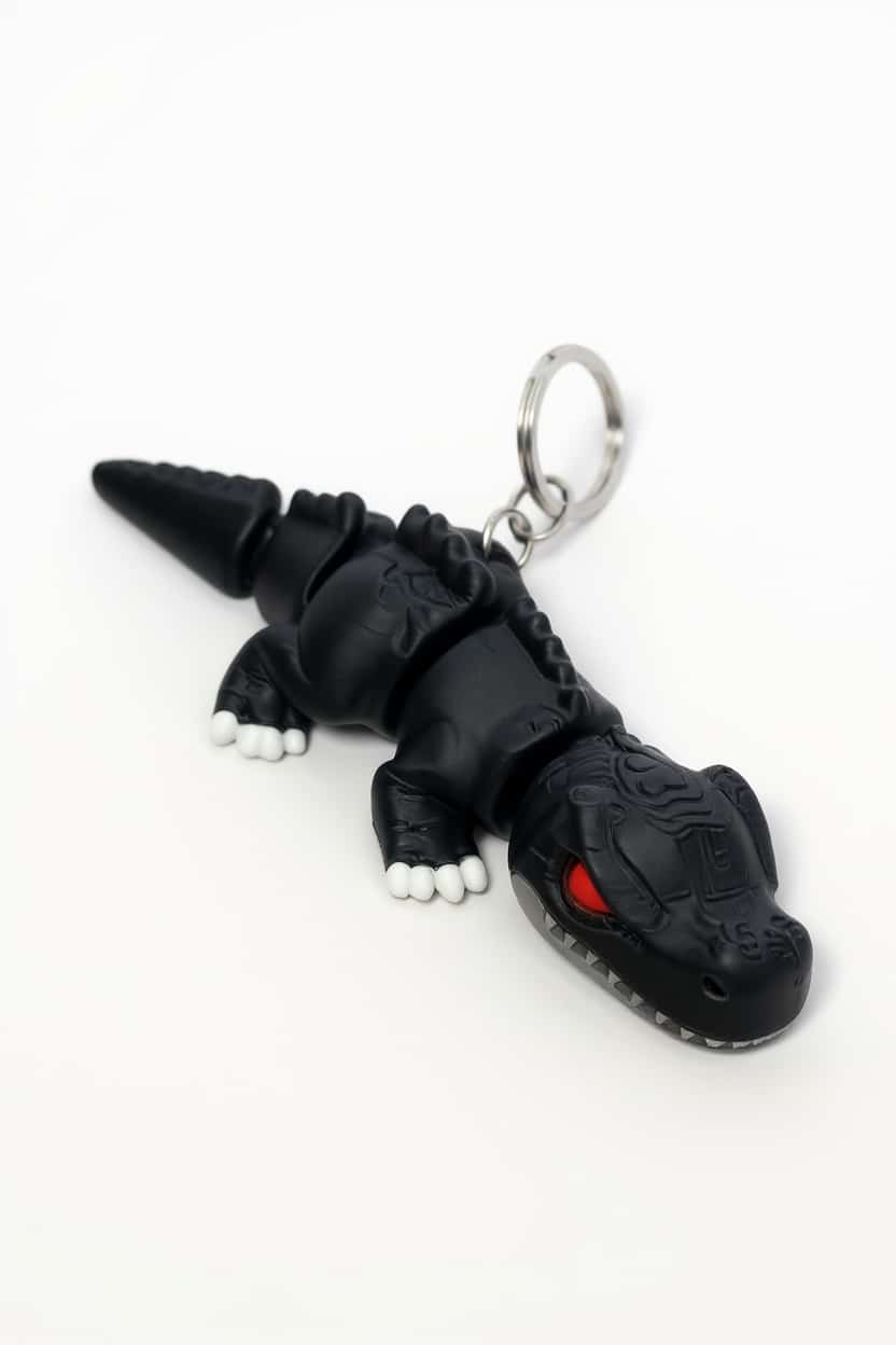 Lifestyle-Shot-D4F97Bb1-E986-4711-8474-Fb4D551Af749-Jpg.jpg T Rex Dinozor Figürlü Hareketli Anahtarlık - Görsel 1