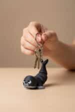 Fok Balığı Figürlü Hareketli Anahtarlık - Görsel 2