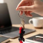 Ateş Atı Figürlü Hareketli Anahtarlık