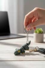 Dinozor Figürlü Hareketli Anahtarlık - Görsel 2