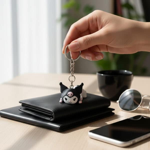 Kuromi Figürlü Hareketli Anahtarlık