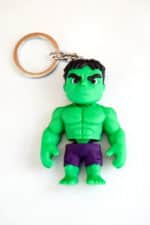 Hulk Figürlü Hareketli Anahtarlık - Görsel 2