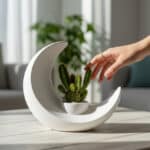 Hilal Figürlü Tasarım Vazo