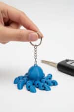 Ahtapot Figürlü Hareketli Anahtarlık - Görsel 3