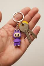 Labubu Figürlü Hareketli Anahtarlık - Görsel 3
